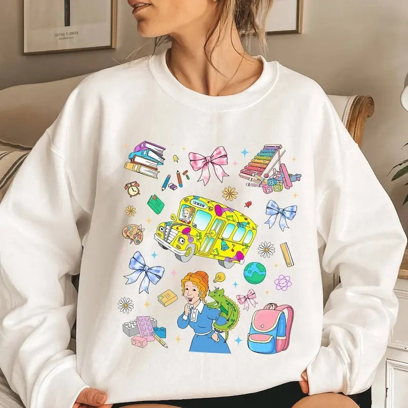 Ms.Frizzle Magic School Bus Shirt Miss Frizzle Shirt Back School Shirt Everyday Week Ms Frizzle Shirt Magic School Bus Shirt T-Shirts