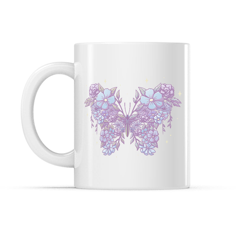 Floral Butterfly Mug