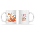 I Give Zero Fox Mug