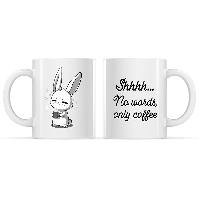 No Words, Only Coffee Mug