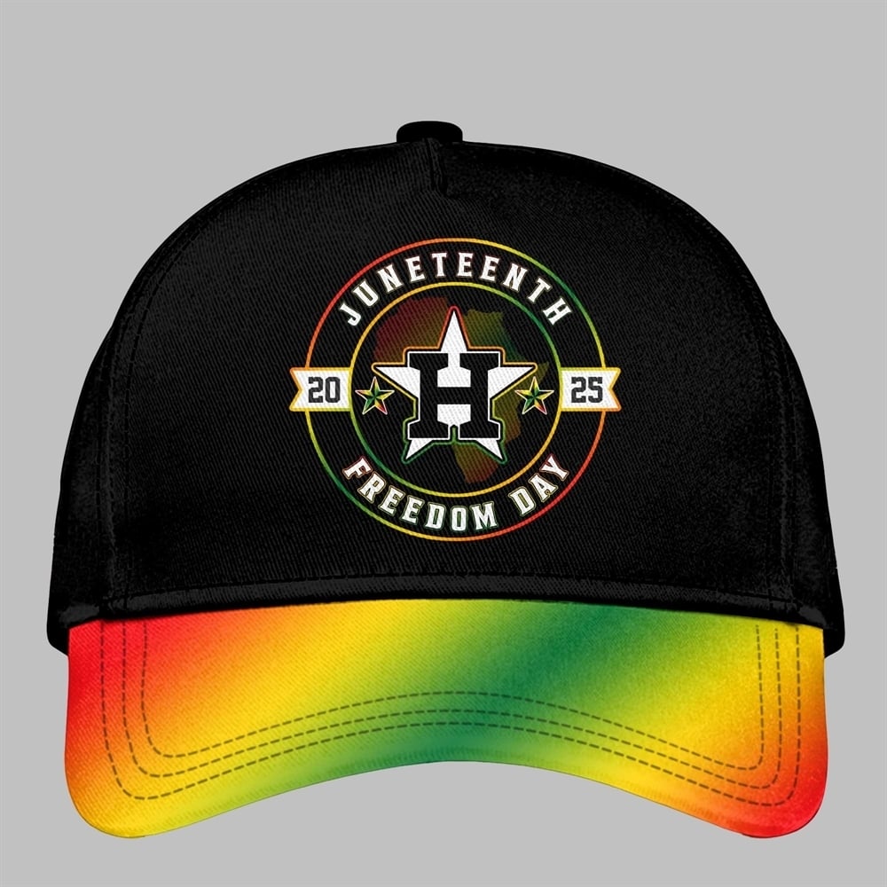 Houston Astros Juneteenth Day 2025 Baseball Jersey Hat - Grishko.com