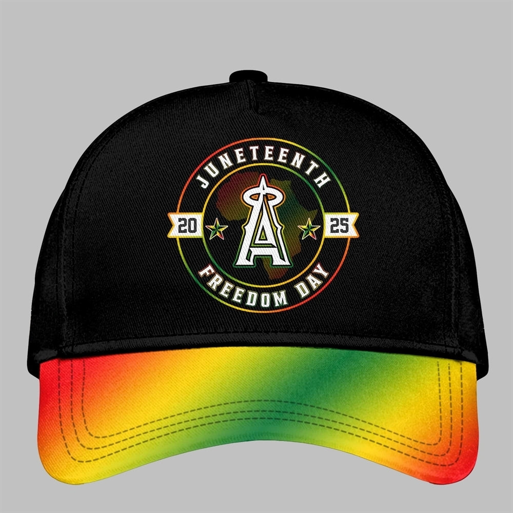 LA Angels Juneteenth Day 2025 Baseball Jersey Hat - Grishko.com