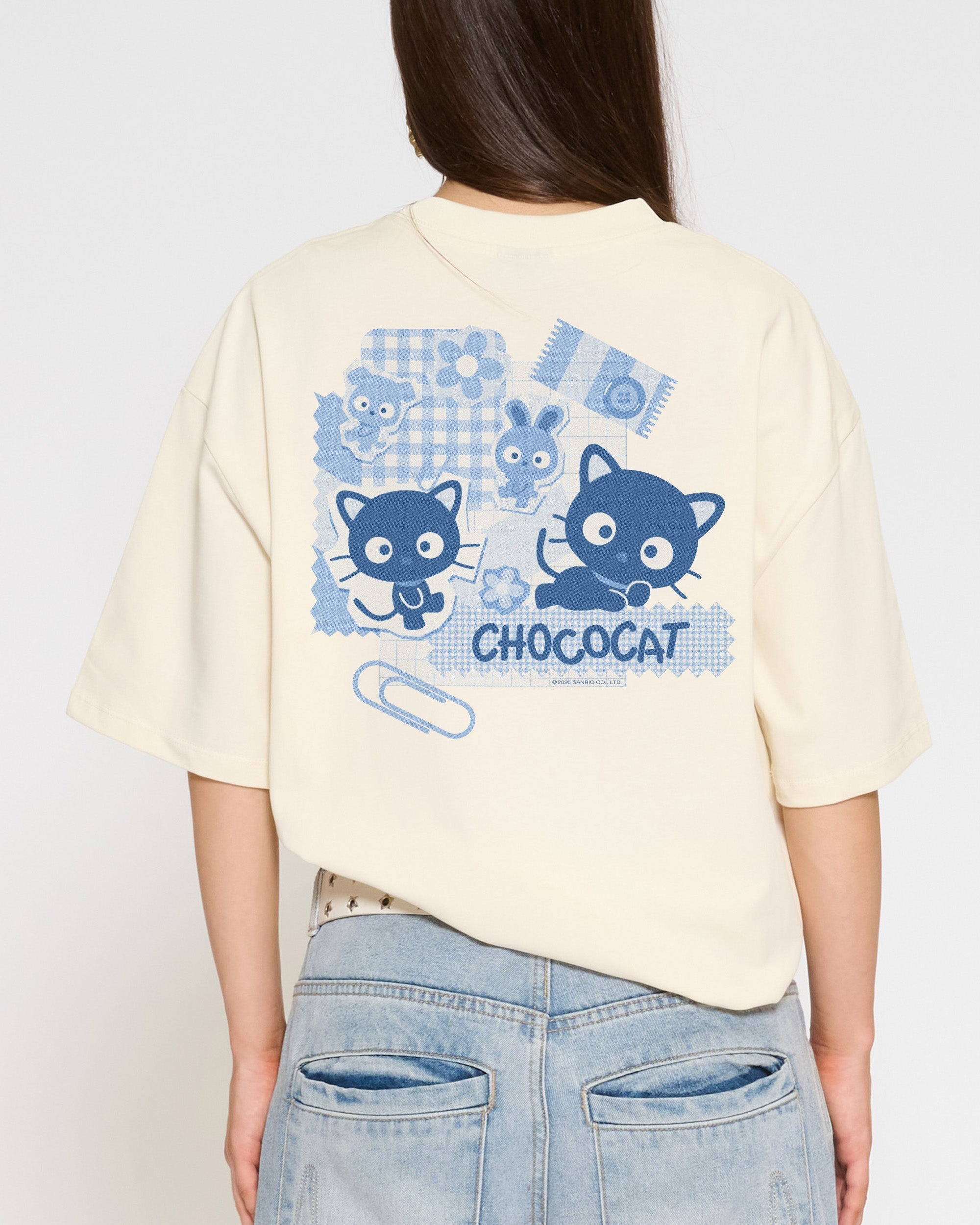 Chococat Scrapbook Oversized Tee