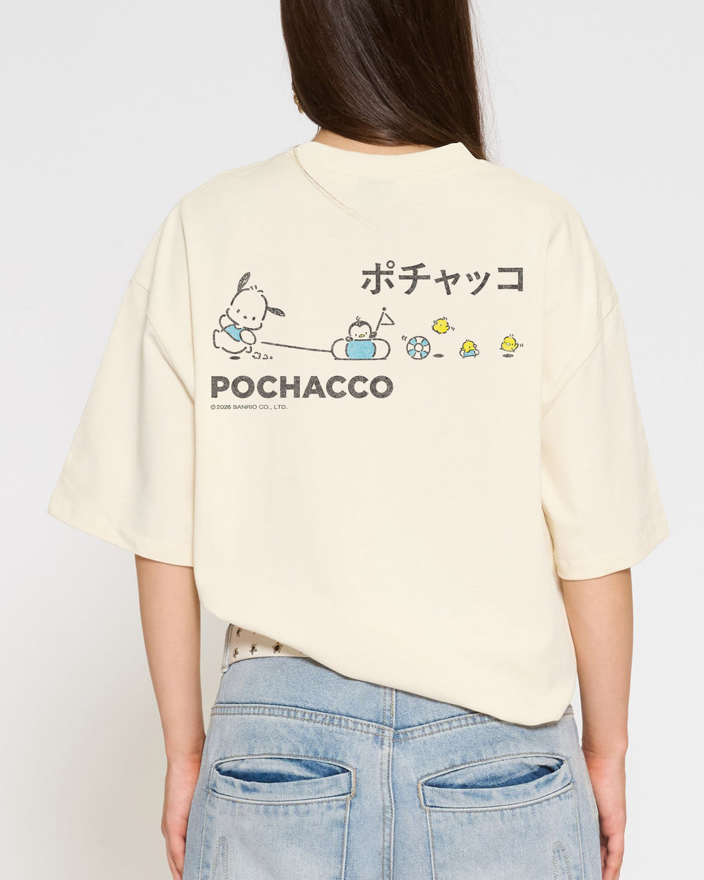 Pochacco Summer Stroll Oversized Tee