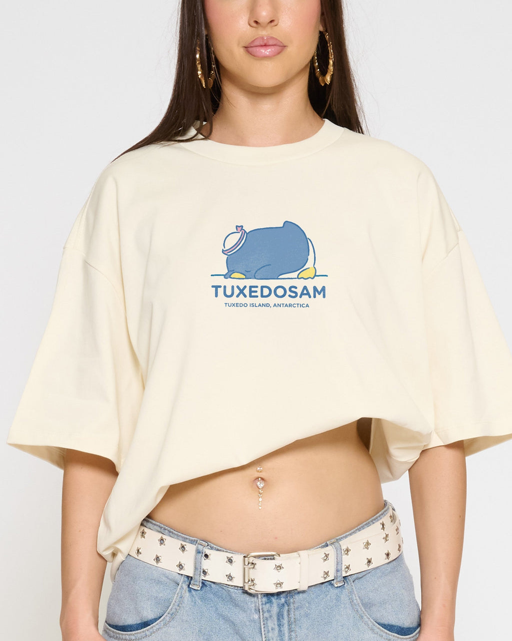 Tuxedosam Staying Cool Oversized Tee