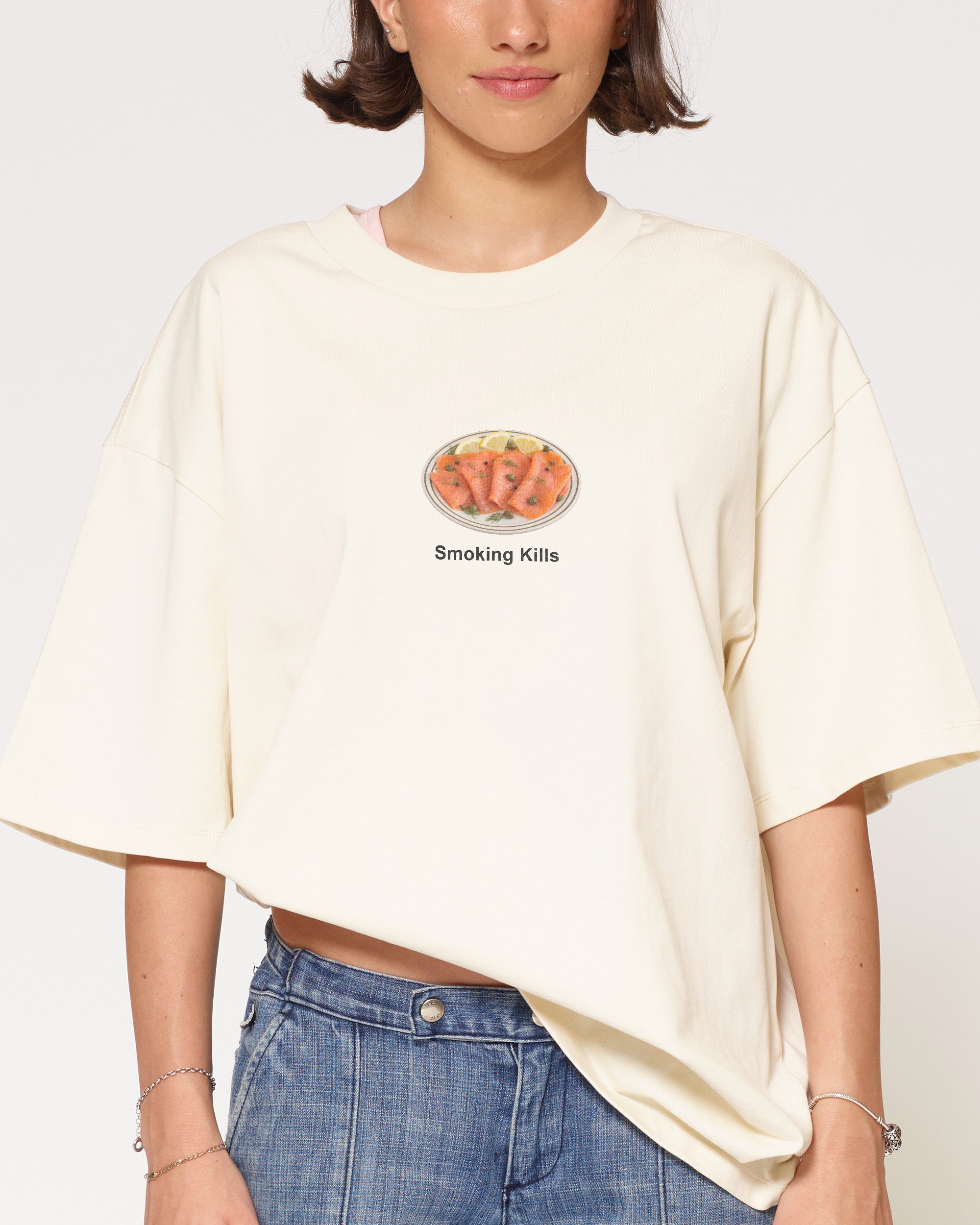 Smoking Kills Oversized Tee