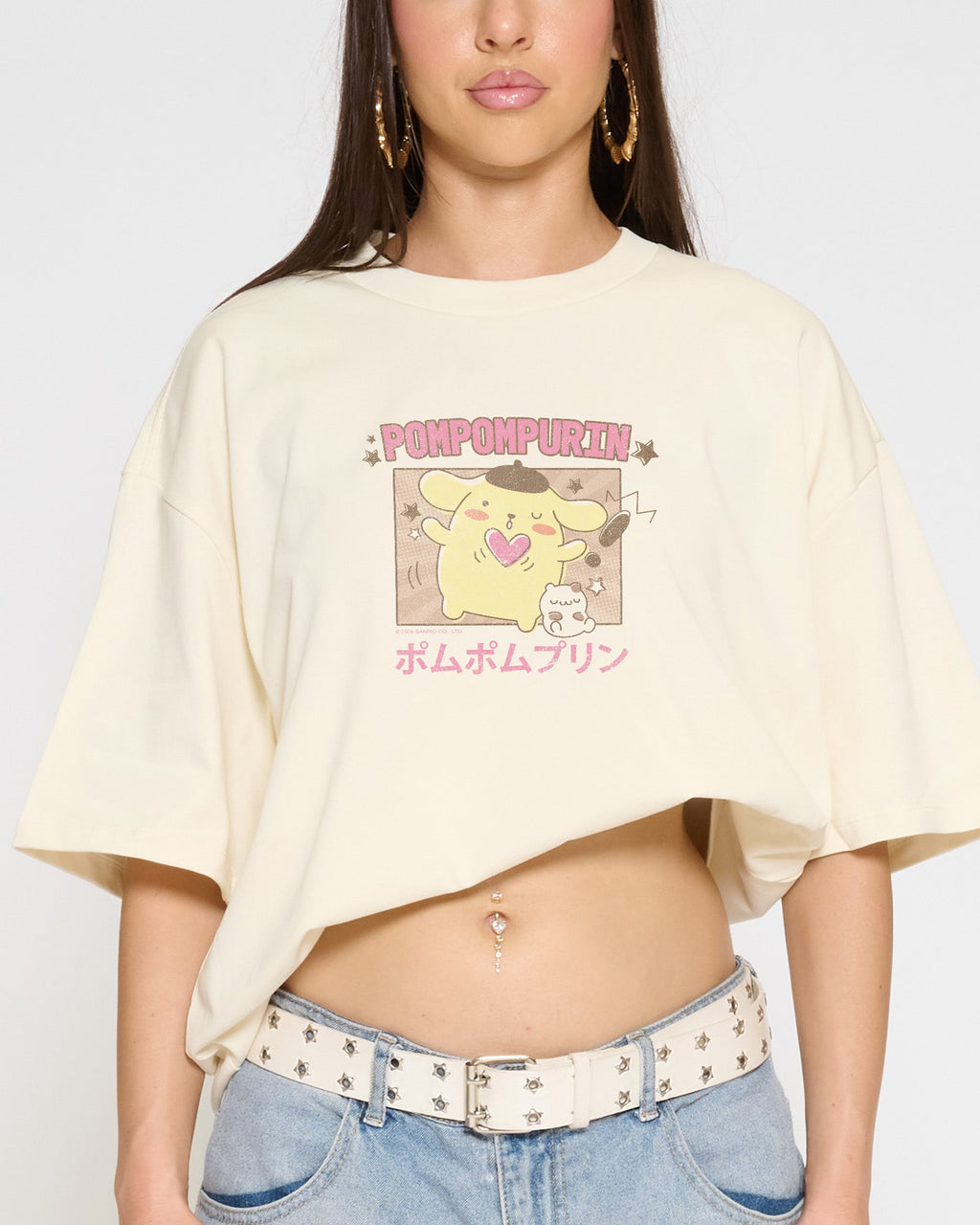 Pompompurin Kawaii Oversized Tee