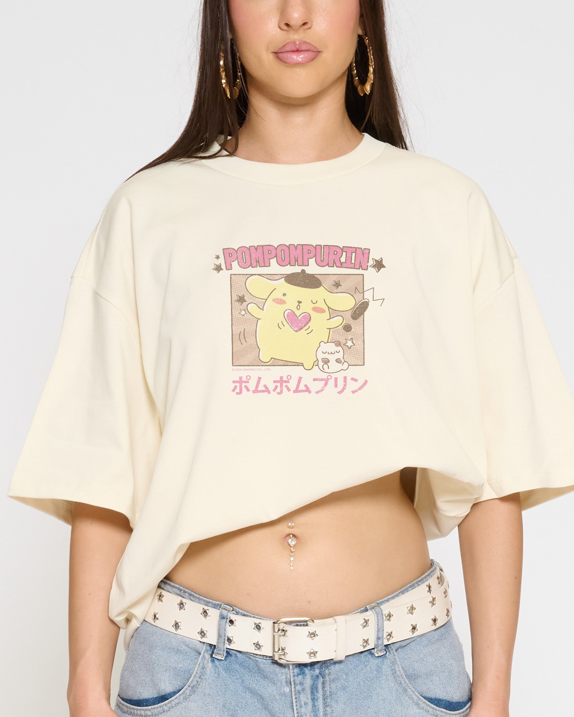 Pompompurin Kawaii Oversized Tee