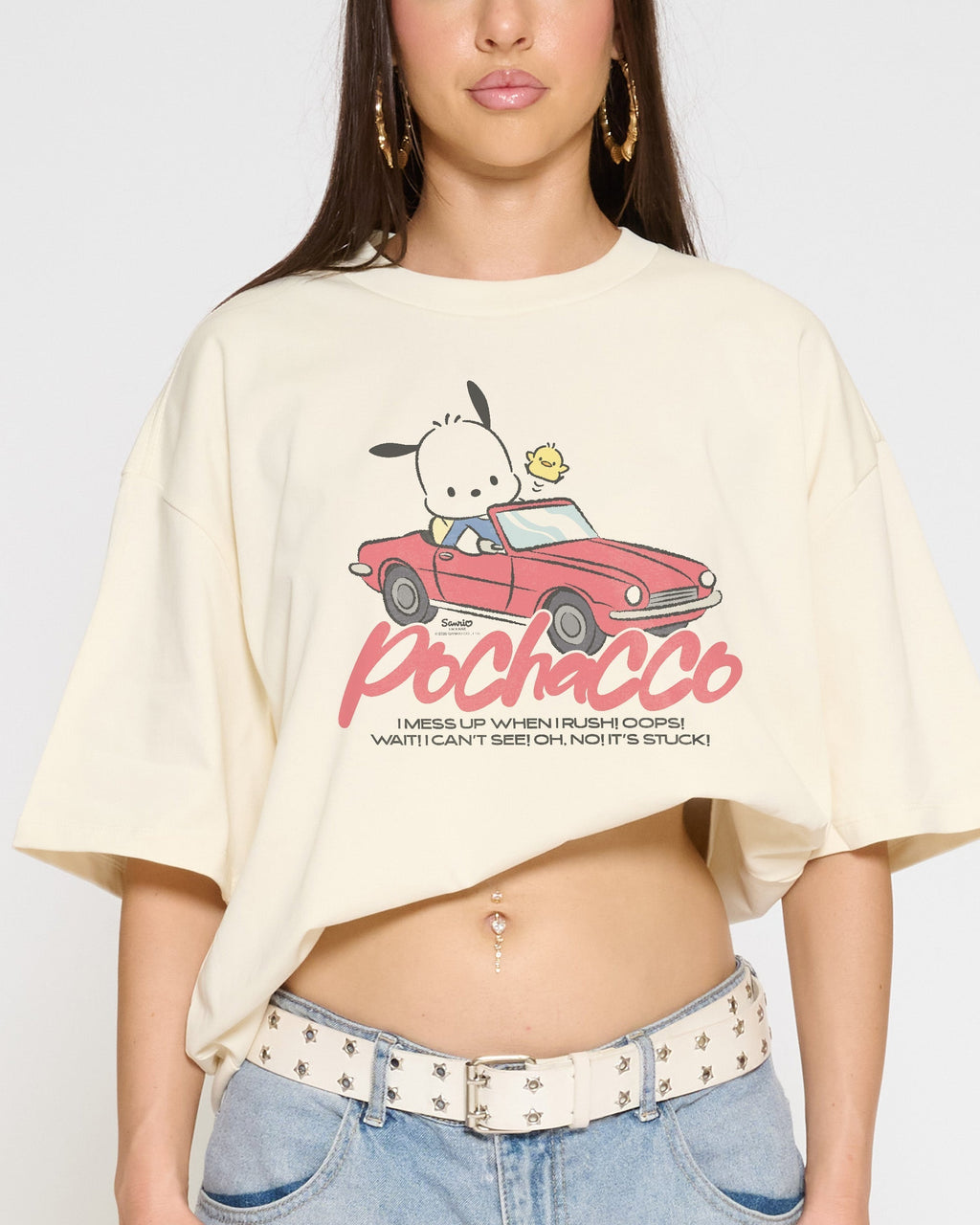 Pochacco Peak Hour Oversized Tee