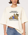 Come Back With A Warrant Oversized Tee