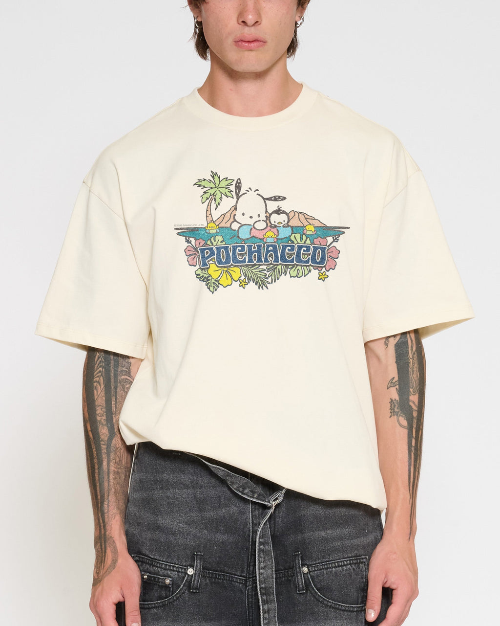 Pochacco Summer Friends Oversized Tee