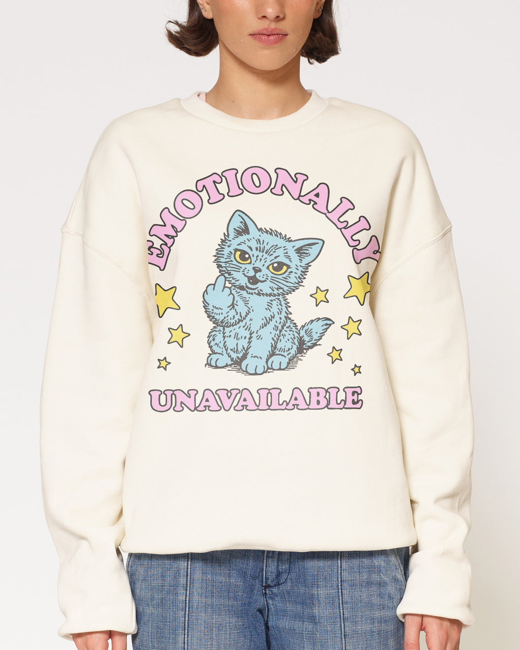 Emotionally Unavailable Cat Sweatshirt