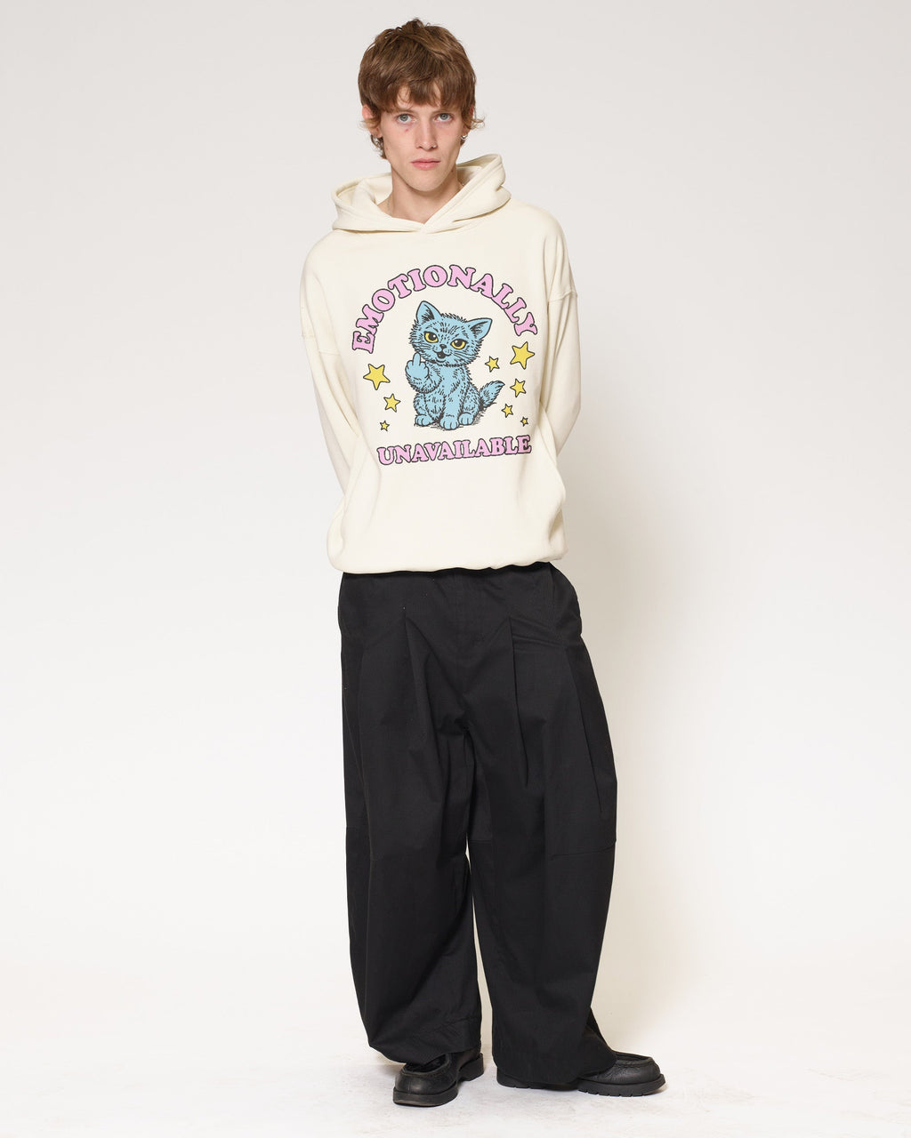 Emotionally Unavailable Cat Hoodie