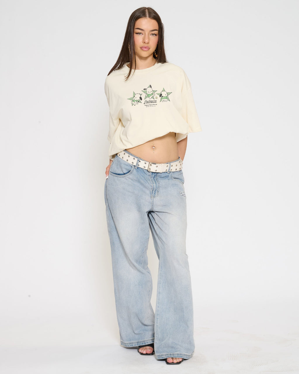 Pochacco Happy Steps Oversized Tee