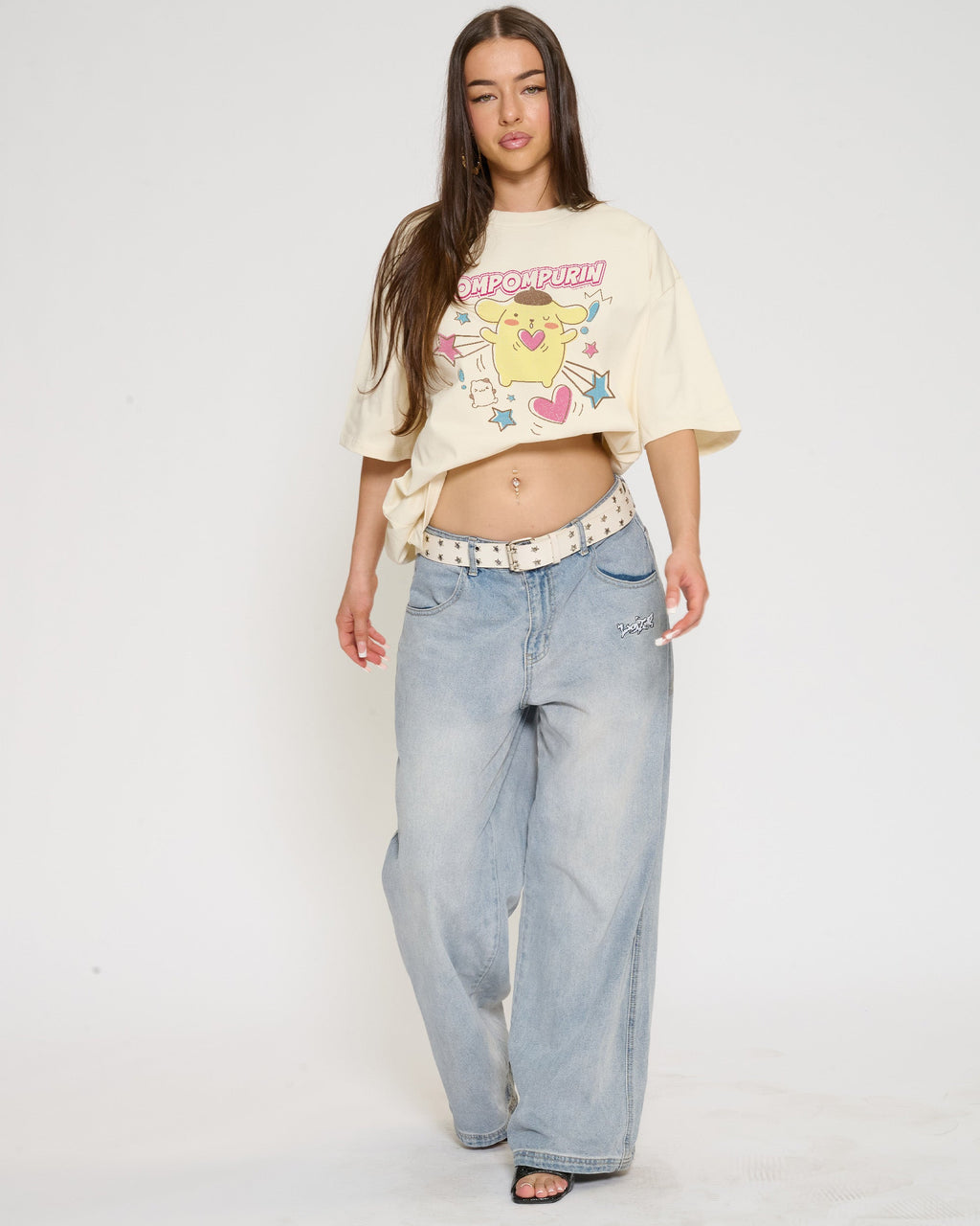 Pompompurin Hearts Oversized Tee