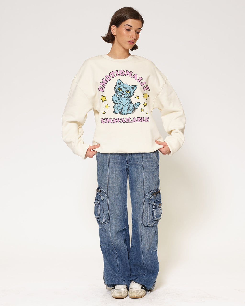 Emotionally Unavailable Cat Sweatshirt