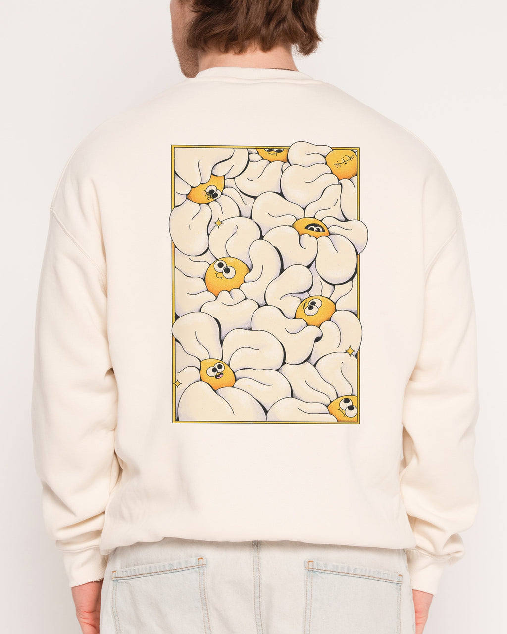 Among the Daisies Front and Back Sweatshirt