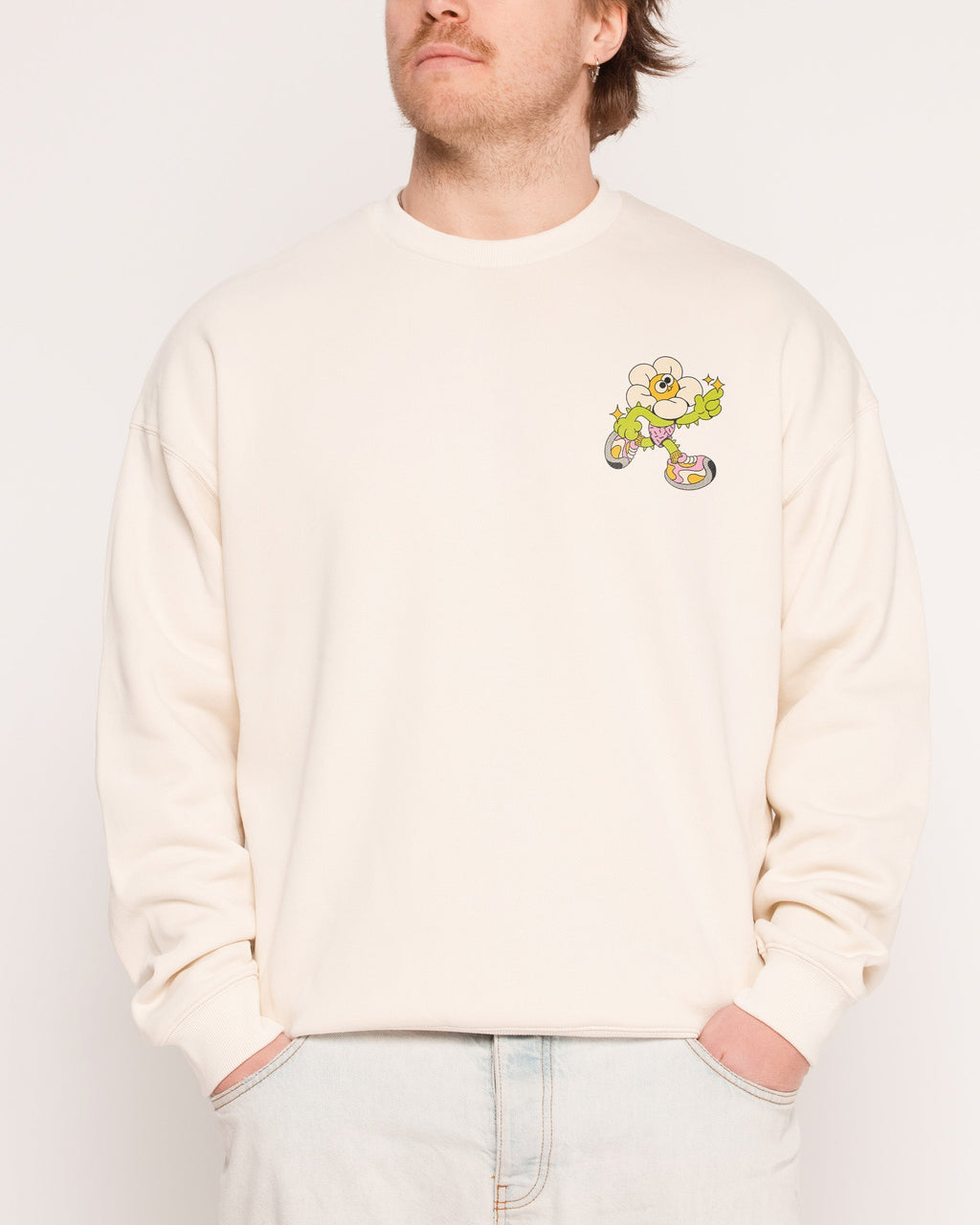 Among the Daisies Front and Back Sweatshirt