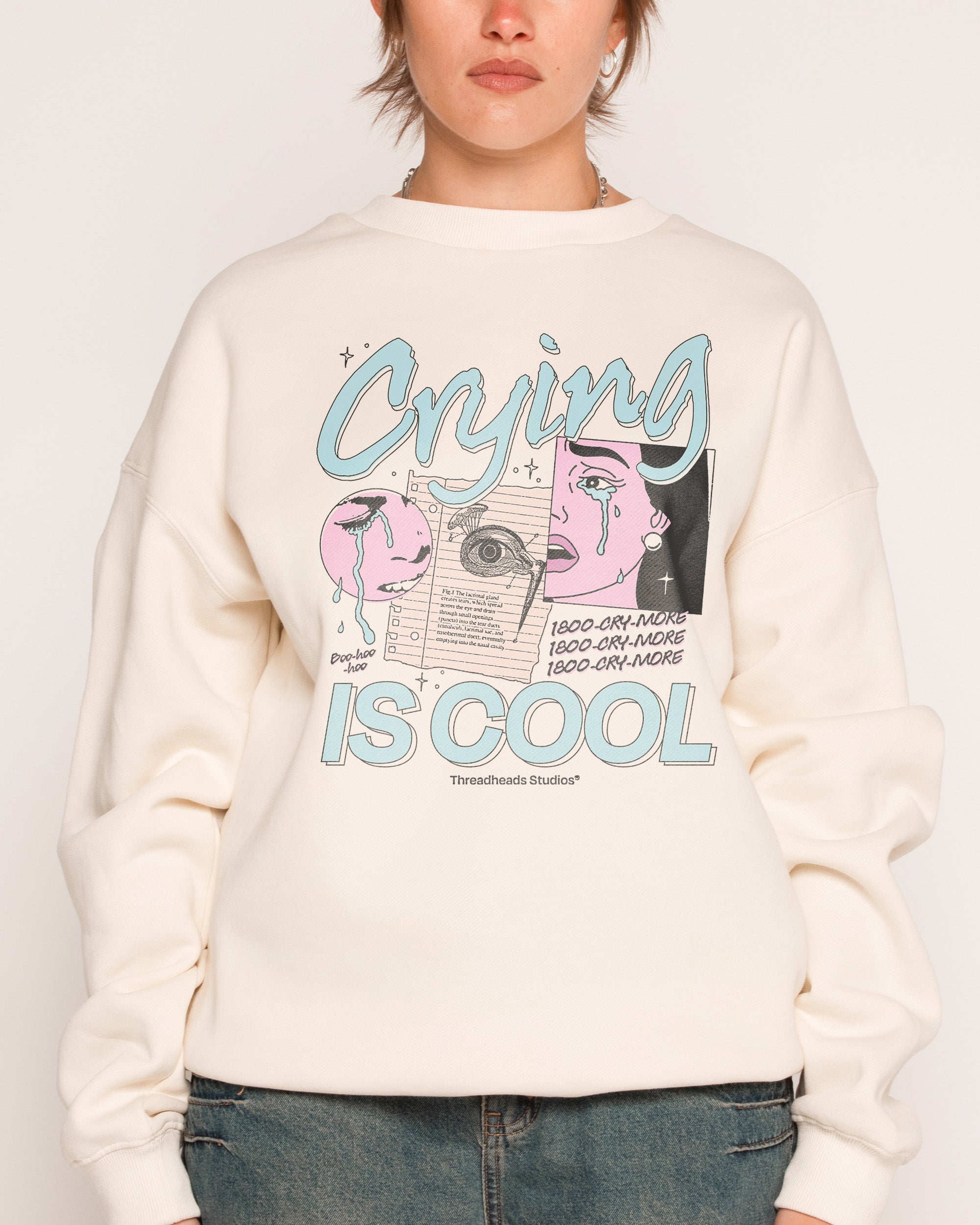 Crying is Cool Sweatshirt