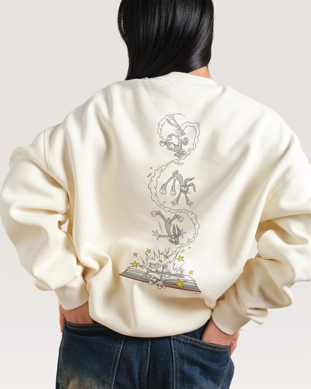 Bugs Bunny Book Crash Sweatshirt