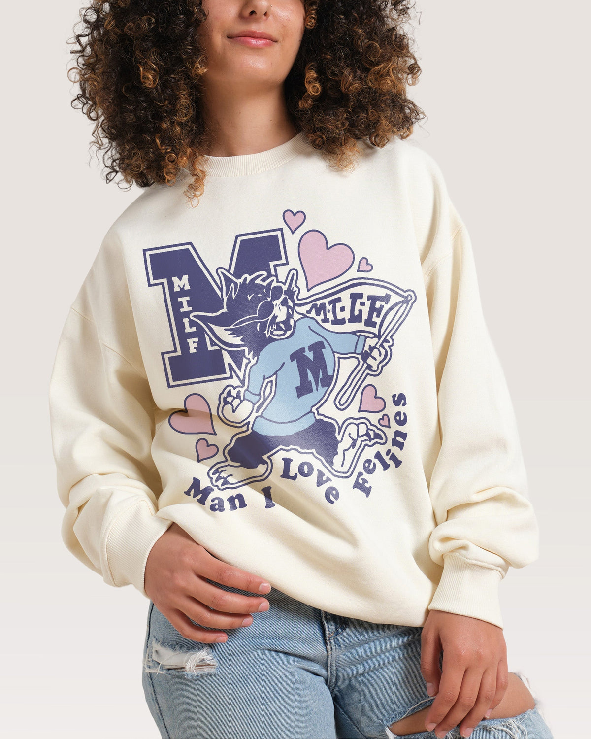 Milf Mascot Sweatshirt