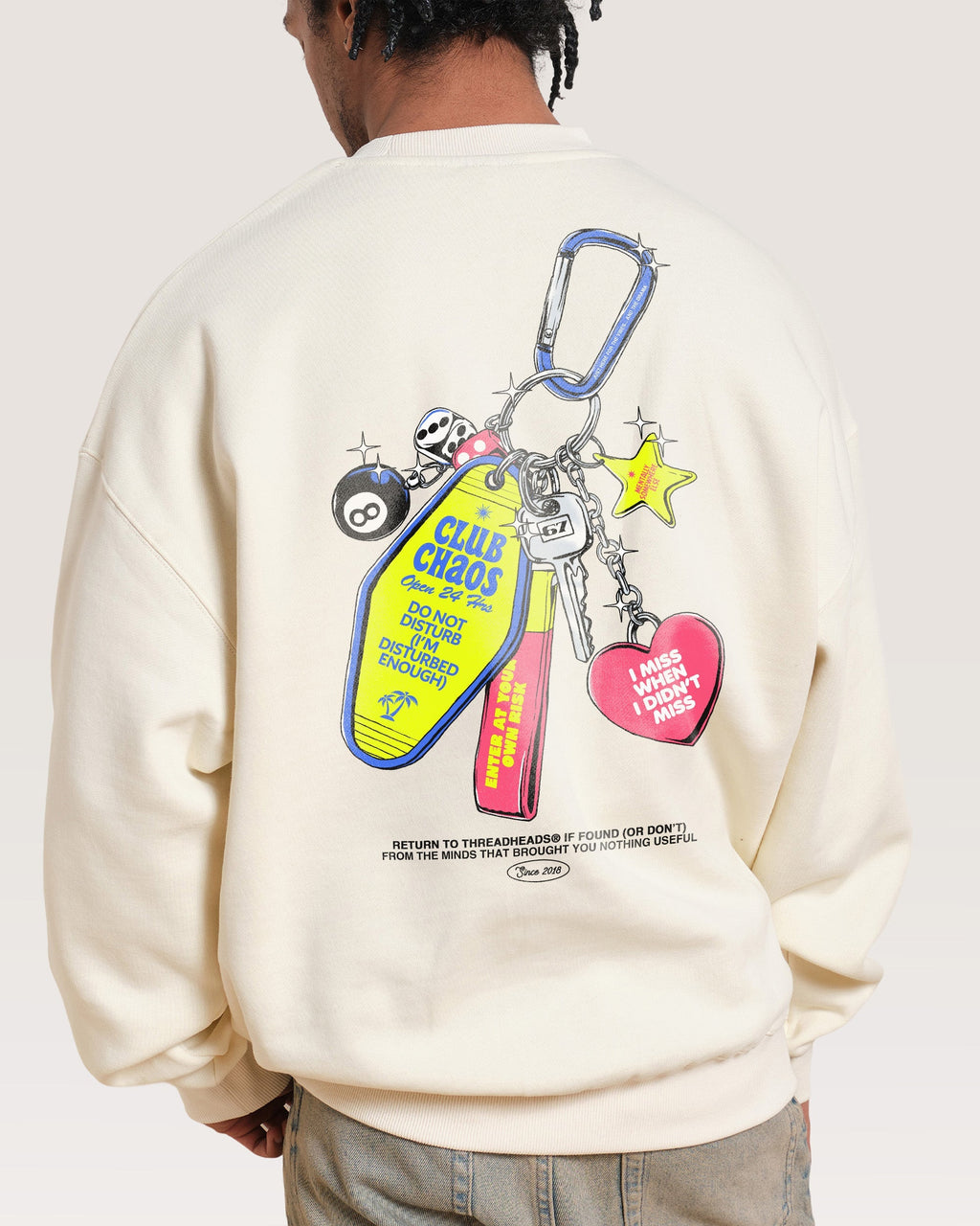 Club Chaos Key Chain Sweatshirt