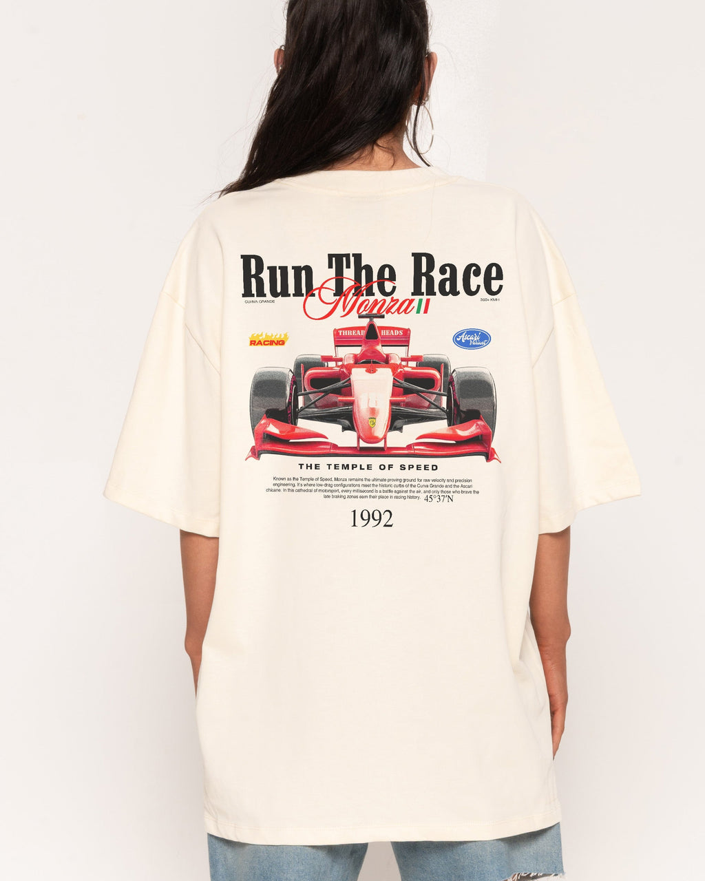 Run the Race Oversized Tee