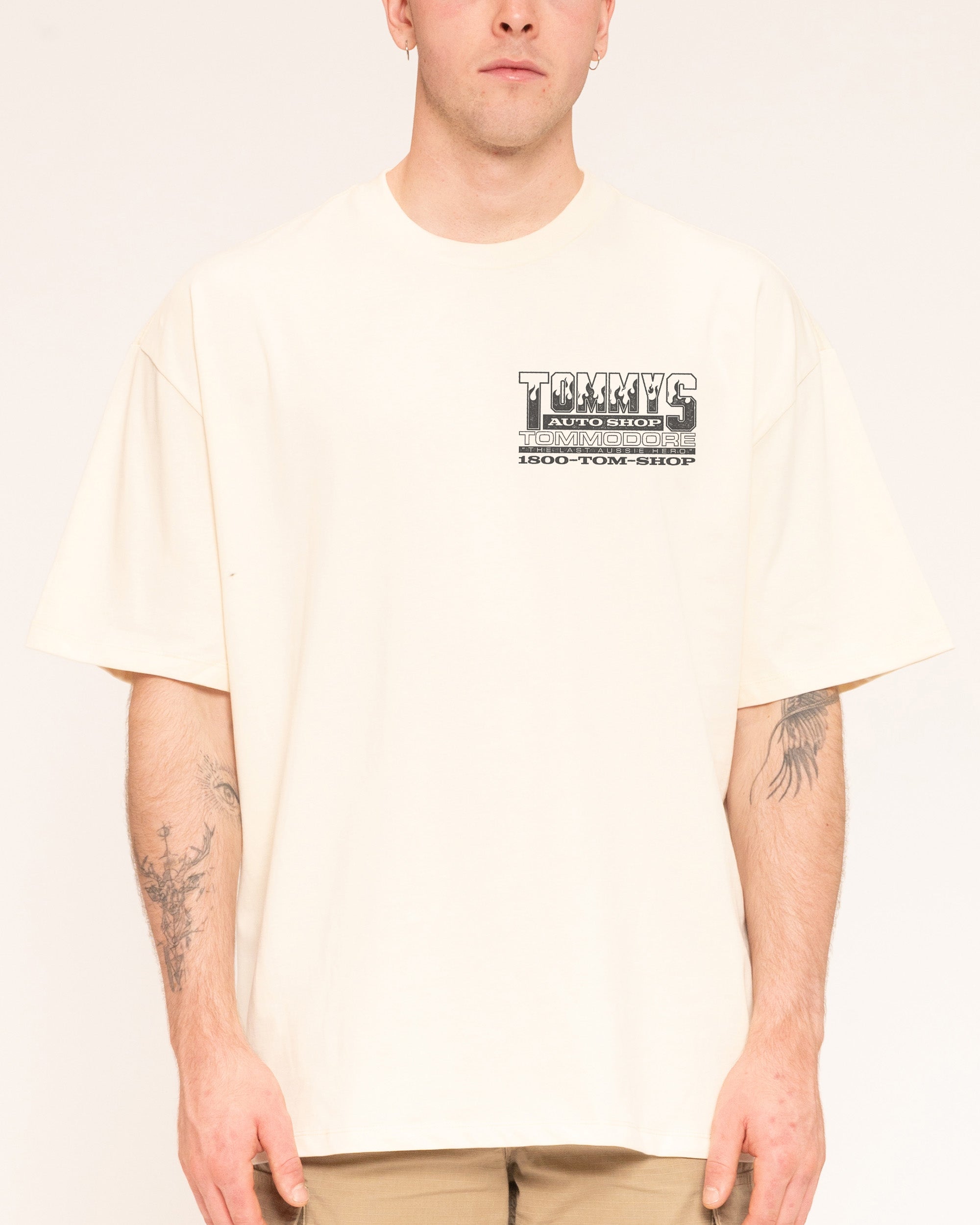 Tommy's Auto Shop Oversized Tee