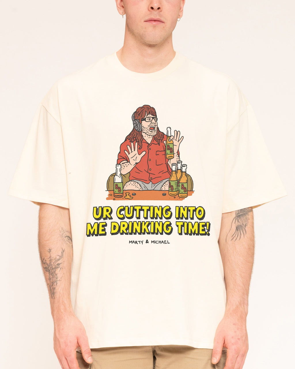 Drinking Time Oversized Tee