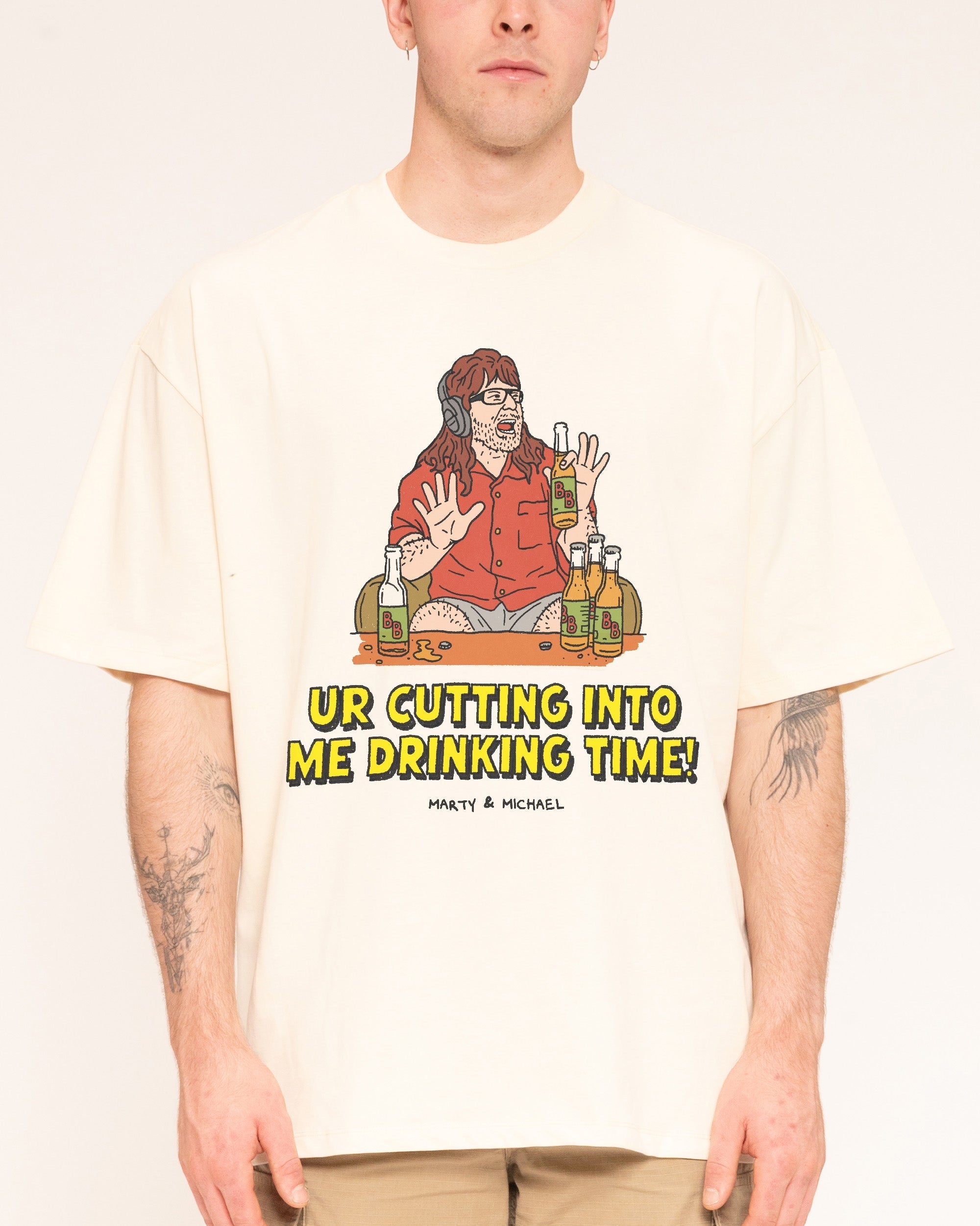 Drinking Time Oversized Tee