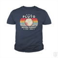 Never Forget Pluto Kids Shirt
