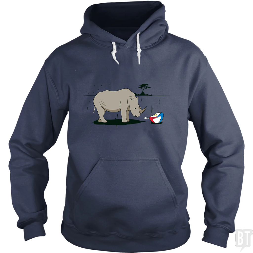 Sad Rhino Hoodie