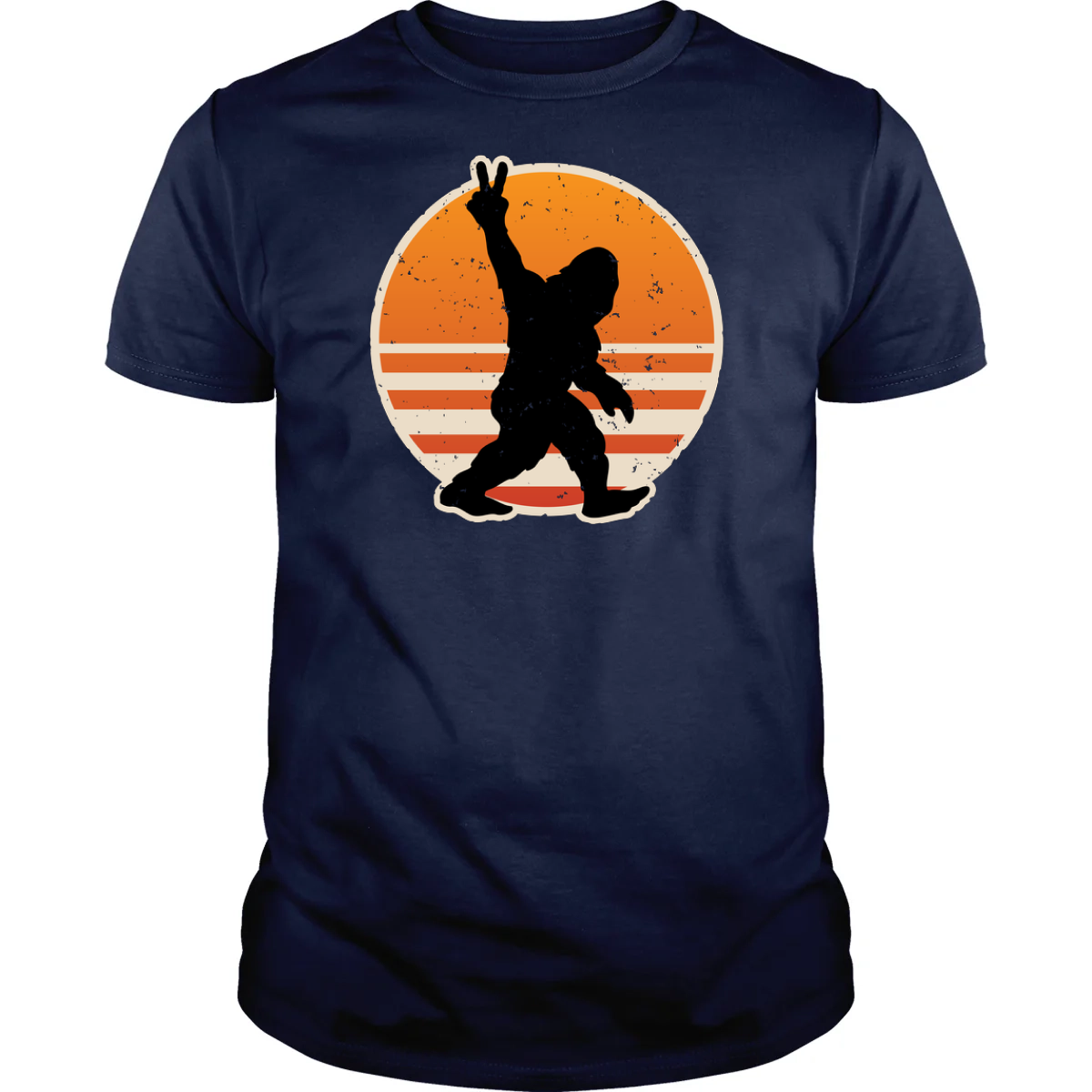 Retro Bigfoot Peace