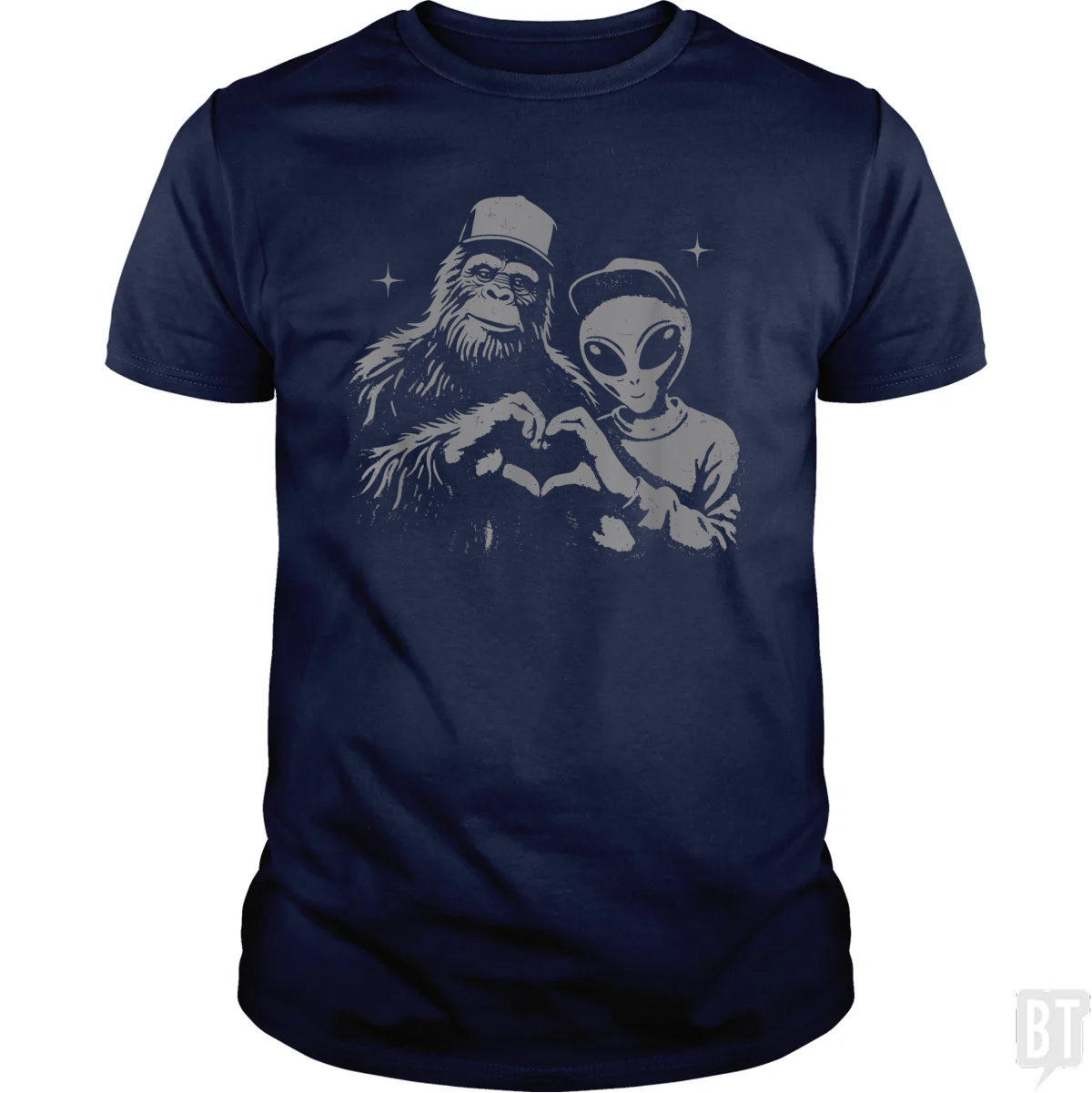 Bigfoot And Alien
