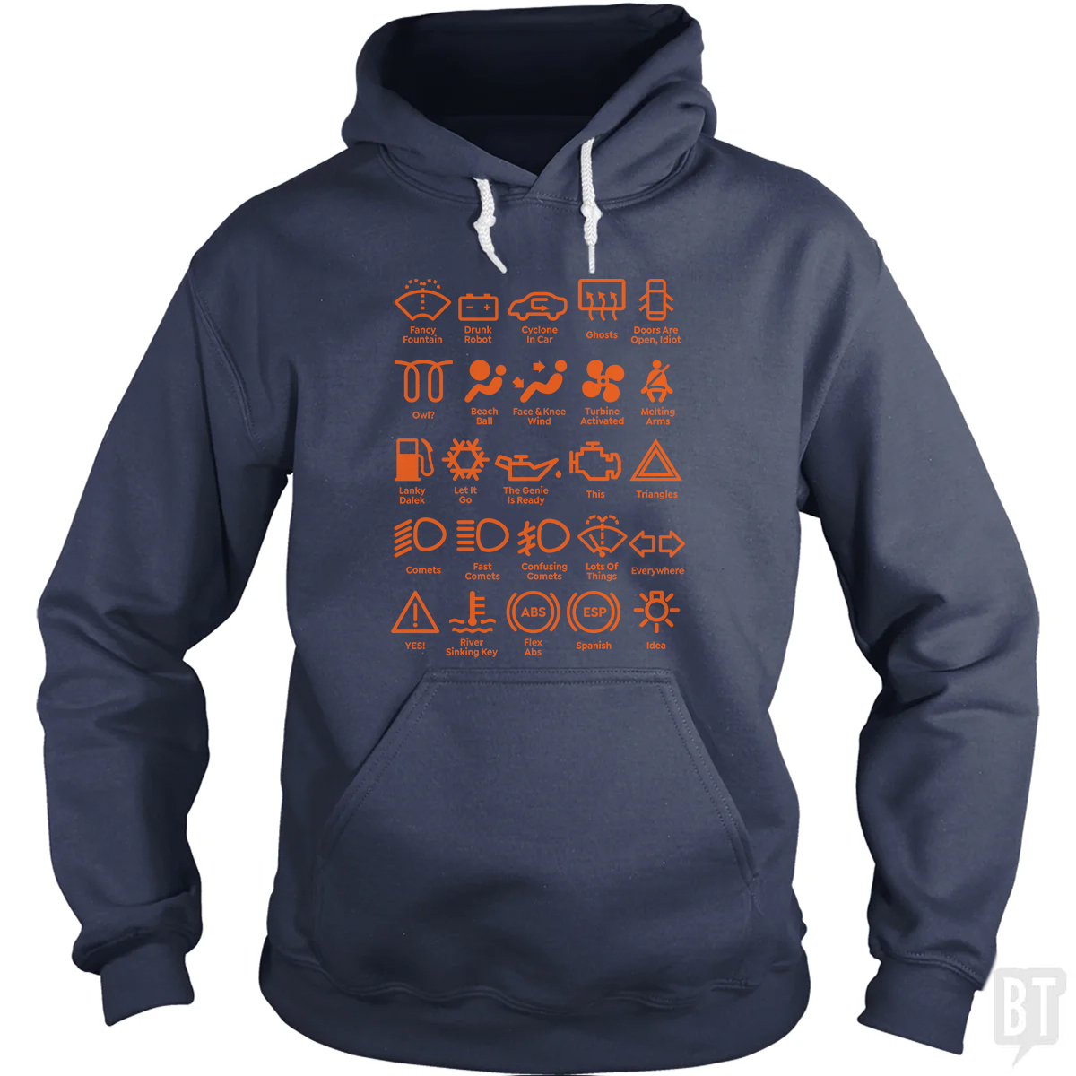 Car Dashboard Lights Hoodie
