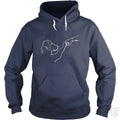 Dog and Human Fist Bump Hoodie