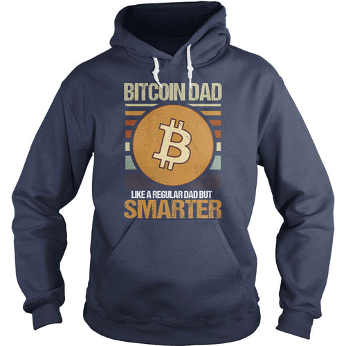 Bitcoin Dad Smarter Hoodie