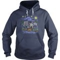 Starry Night Down By The River Hoodie