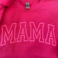 Neon Puff Pink Hot Pink Mom Mama Cool Mom First Mom Life Shirt New Mom Casual Comfort T-Shirts