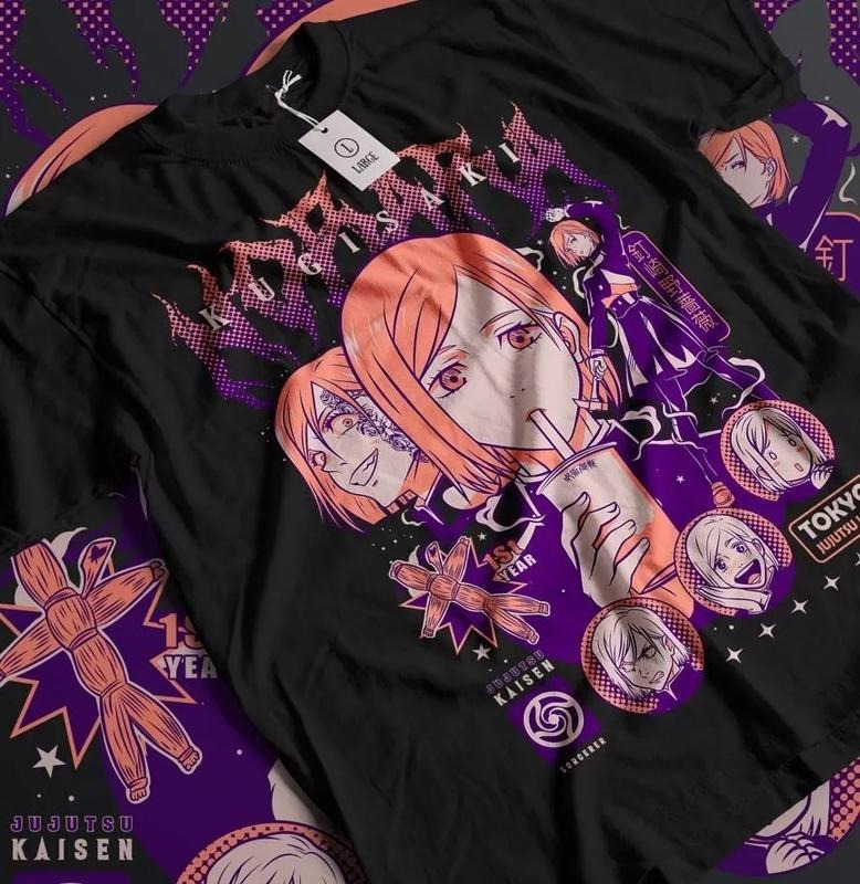 Nobara Jujutsu Kaisen Kugisaki Yuji Mahito Shirt All Size T-Shirts