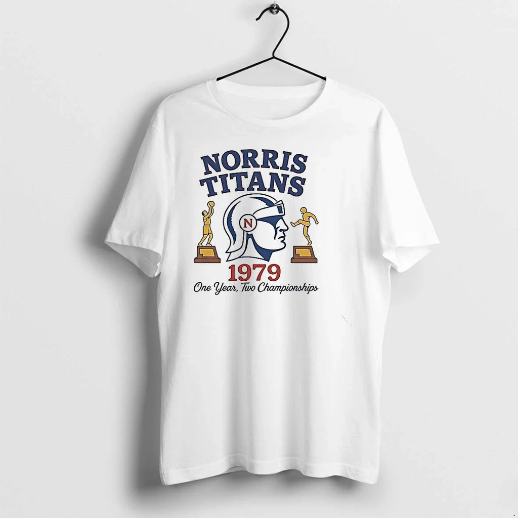 Norris Titans 1979 One Year Two Championship Tshirts Sweater