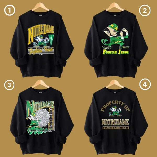 Notre Dame Fighting Irish Vintage Football NCAA Vintage University Notre Dame Vintage T-Shirts