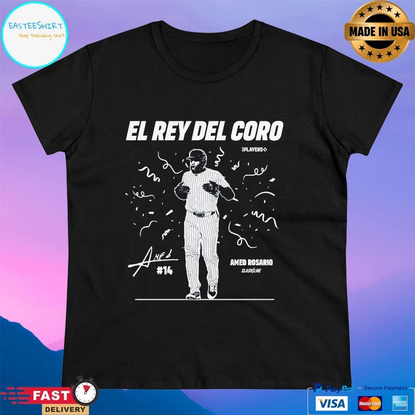 Amed Rosario New York Yankees El Rey Del Coro T-shirt