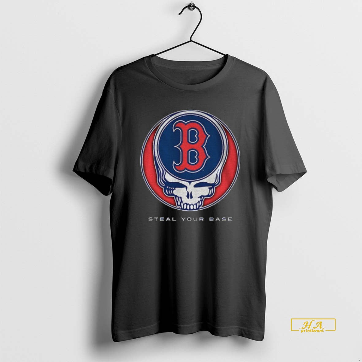Official Boston Red Sox Steal Your Base Grateful Dead Skull Mlb