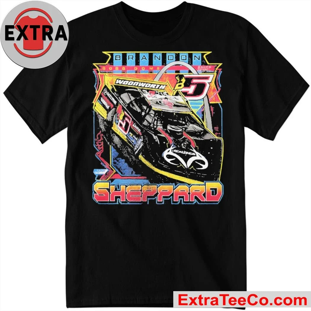 Official Brandon Sheppard 2025 Dome Dennis Woodworth Car Racing Tee (1)
