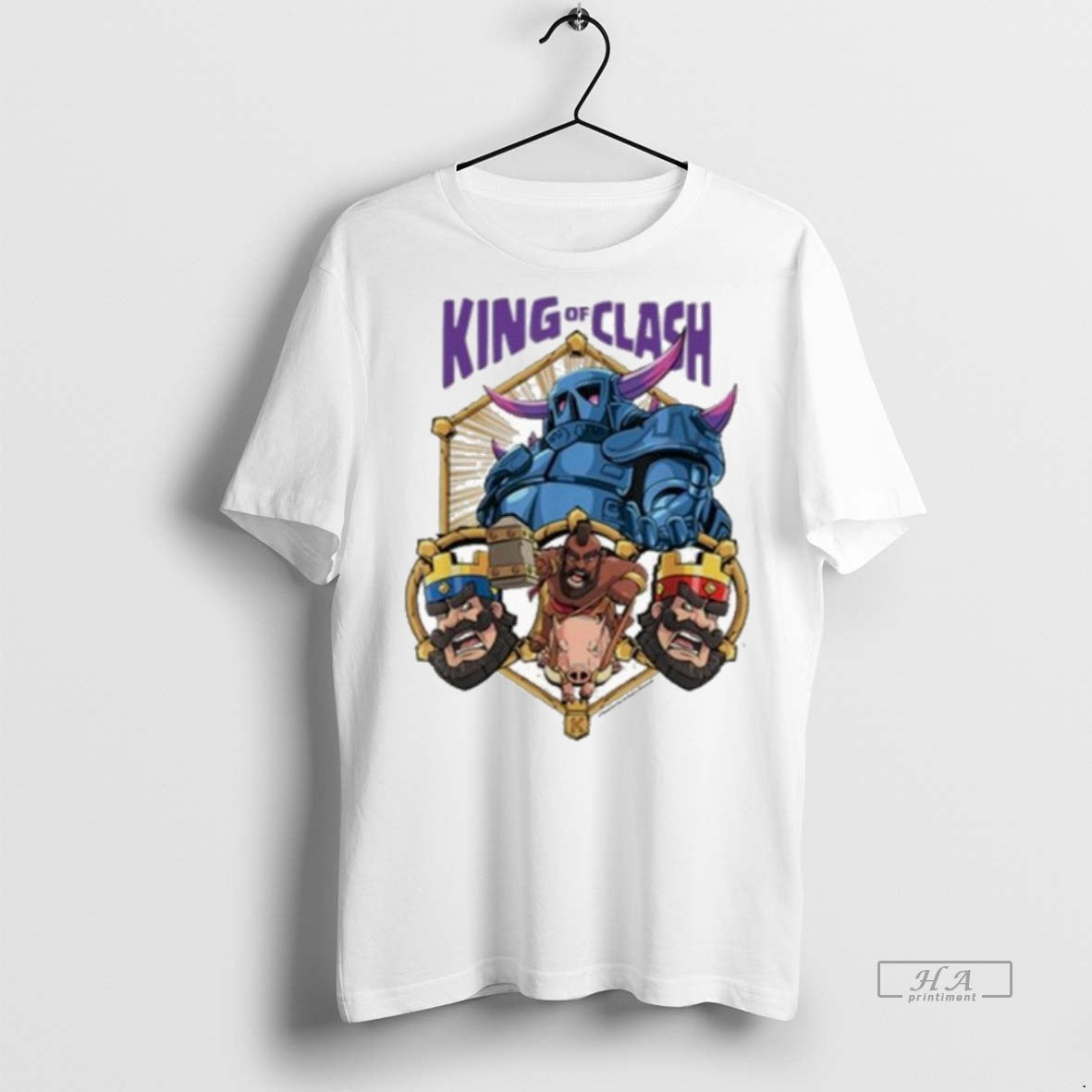 Official Clash Royale King Of Clash P E K K Shirt