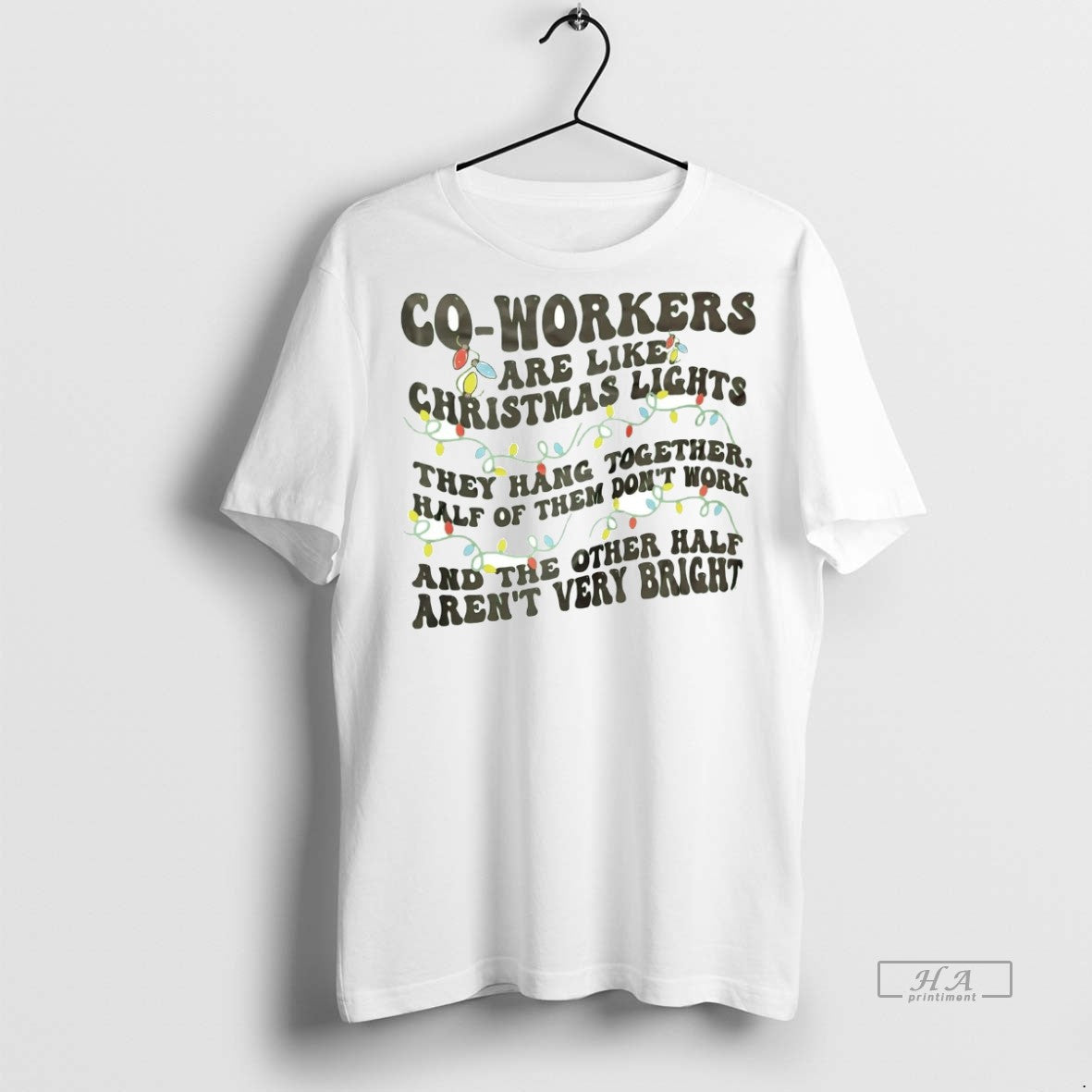 Official Co Workers Are Like Christmas Light Shirt