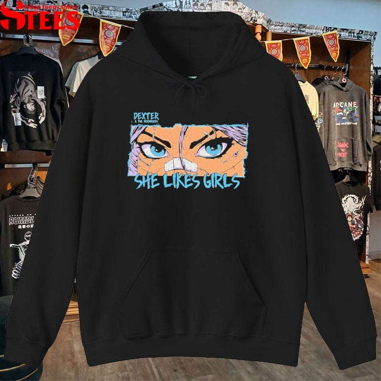 Dexter And The Moonrocks She Likes Girls T-shirts