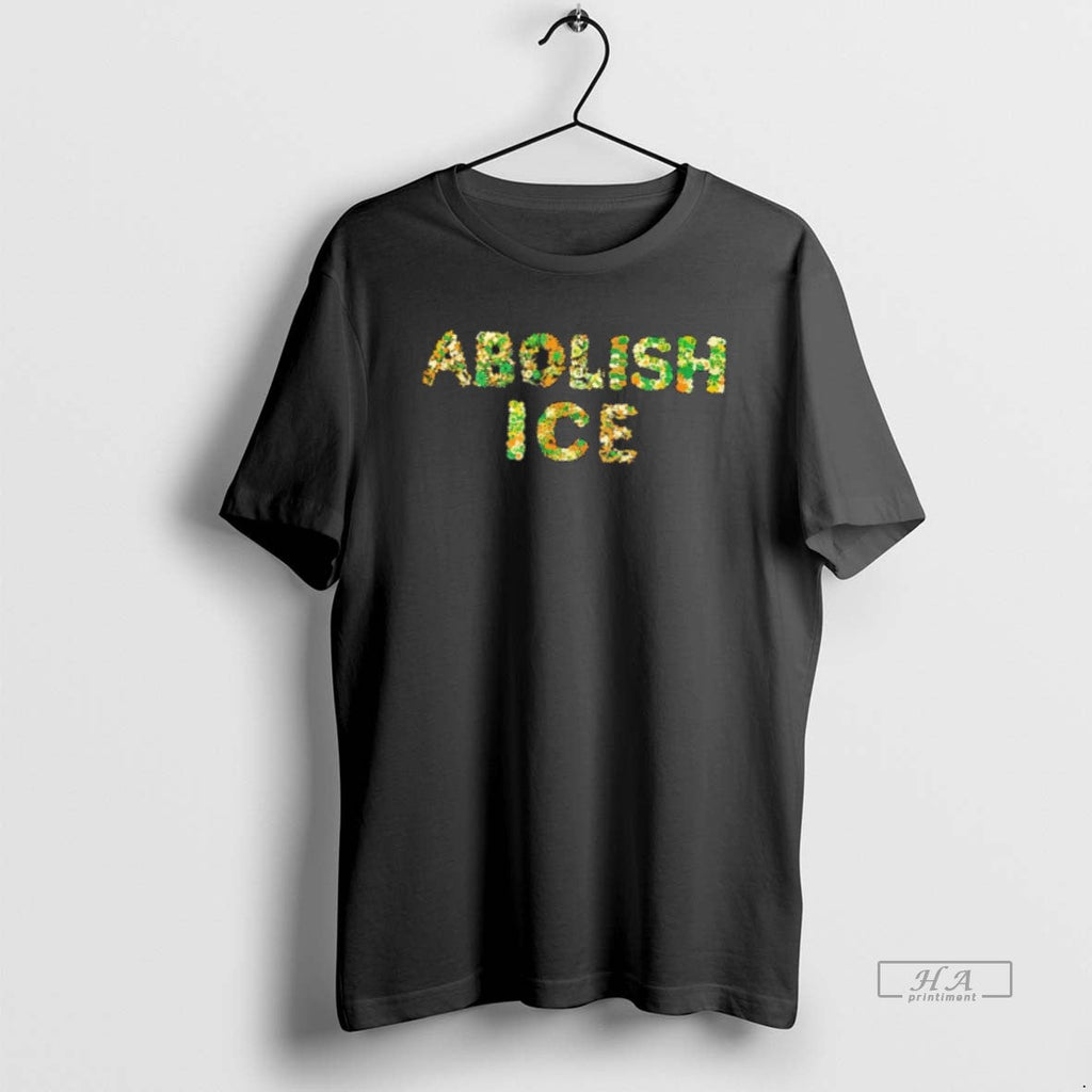 Official Flowers Stay Together X Abolish Ice Tee