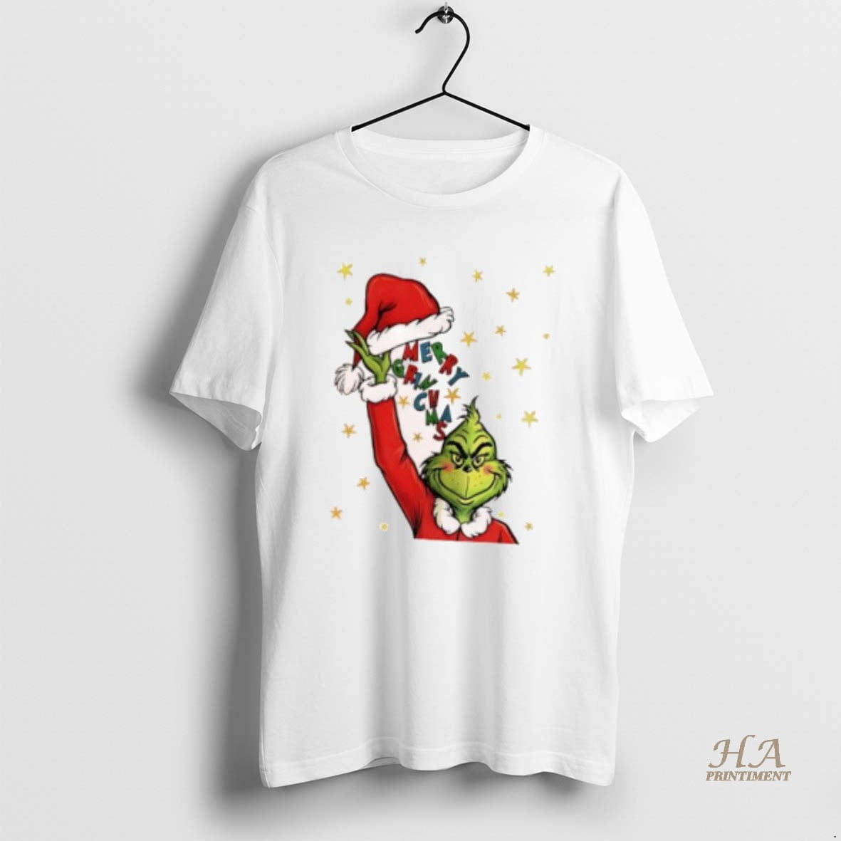 Official Grinch Santa Hat Merry Grinchmas Merry Christmas